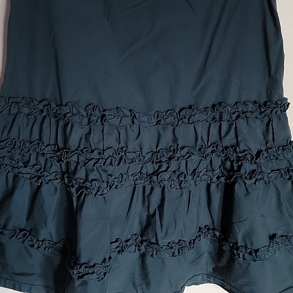 Ann Taylor LOFT skirt, 4P, dark green. - Picture 7 of 8